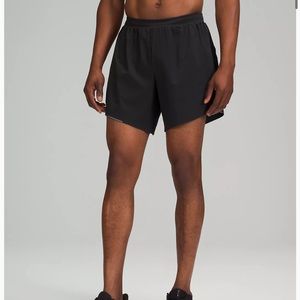 Men’s Lululemon fast and free Lined shorts 6”